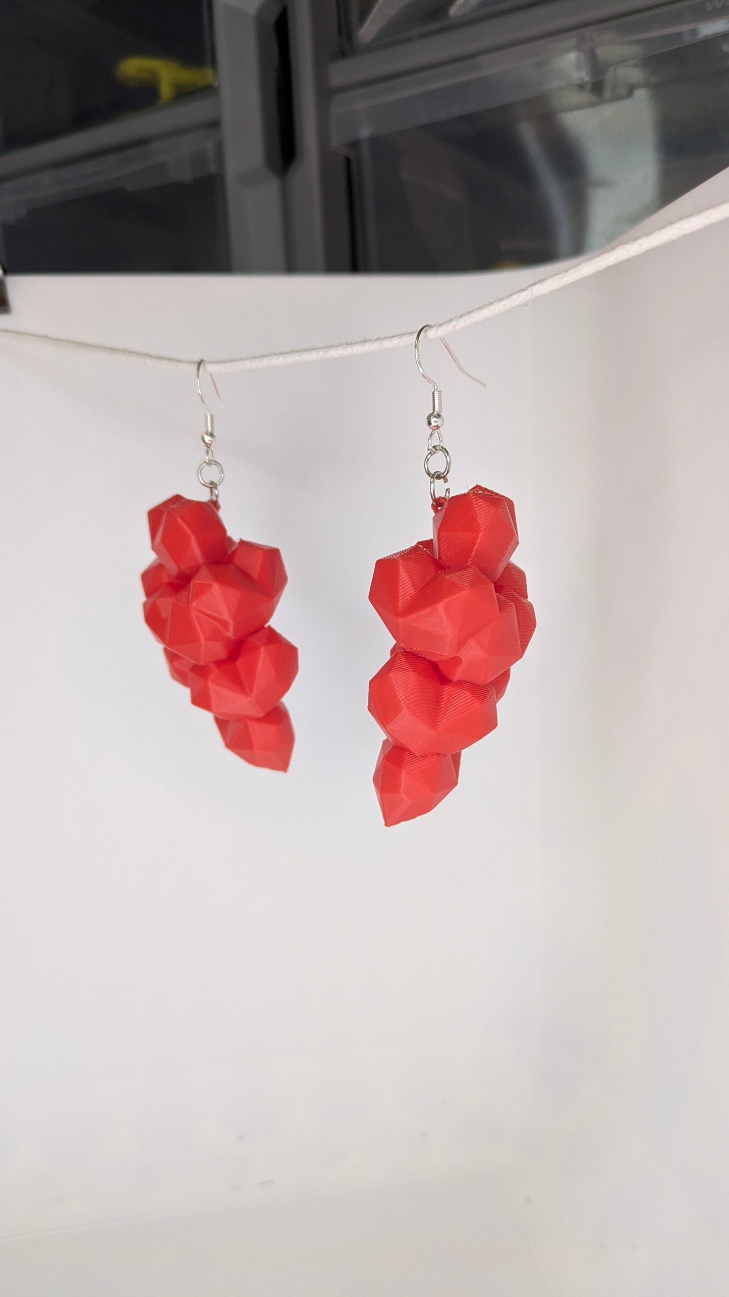 Boucles d'oreilles "Grappes d’Amour" – Collection Artisanale