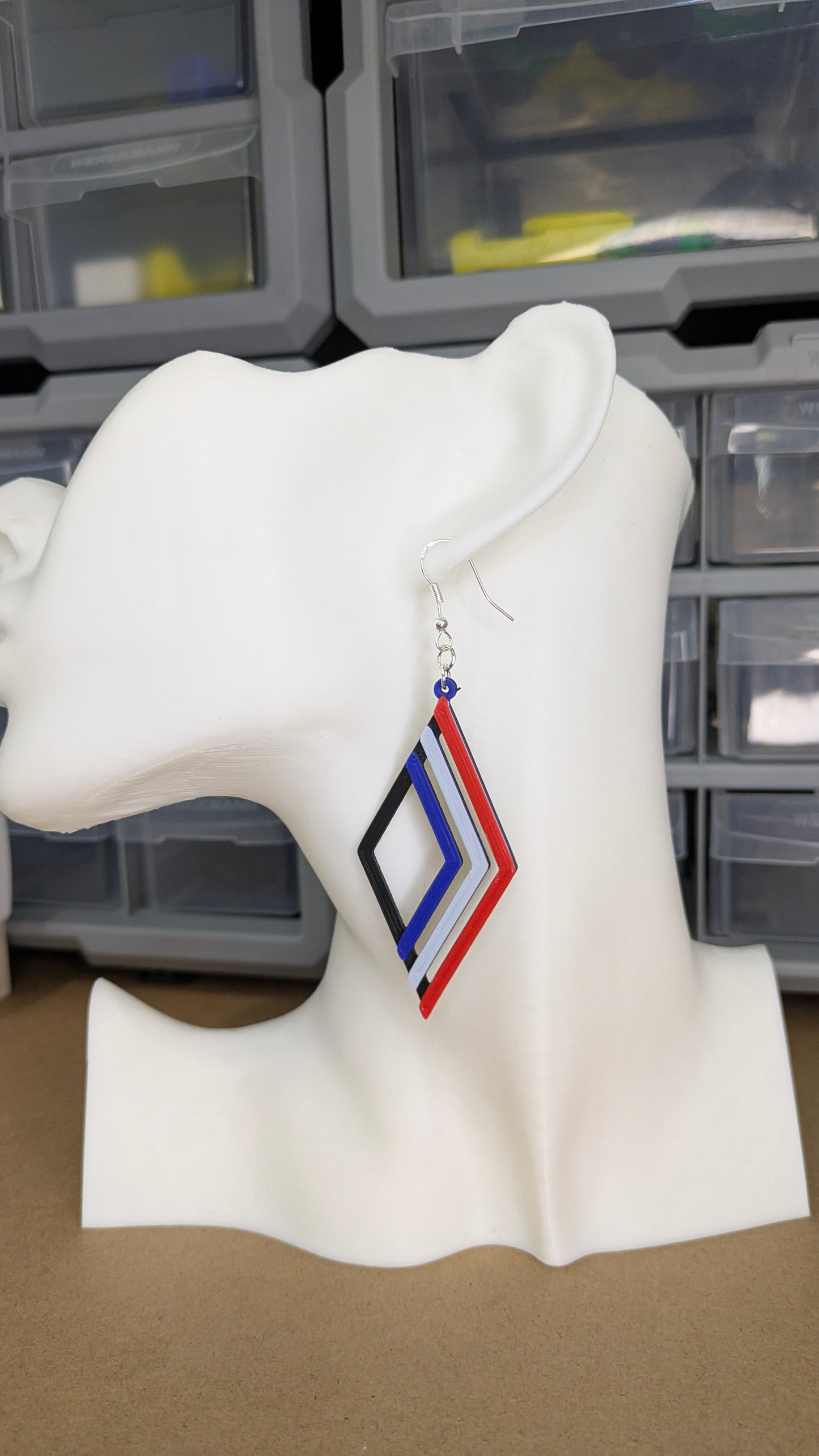 Les Boucles d'oreilles "3 Ondes" – Collection Artisanale