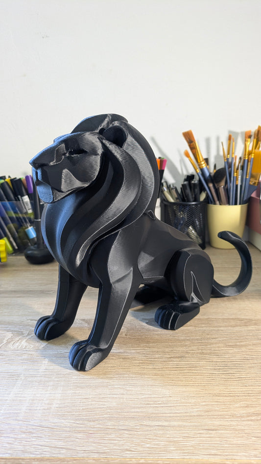 Décorations intérieur - Lion Majestueux Finition Low Poly
