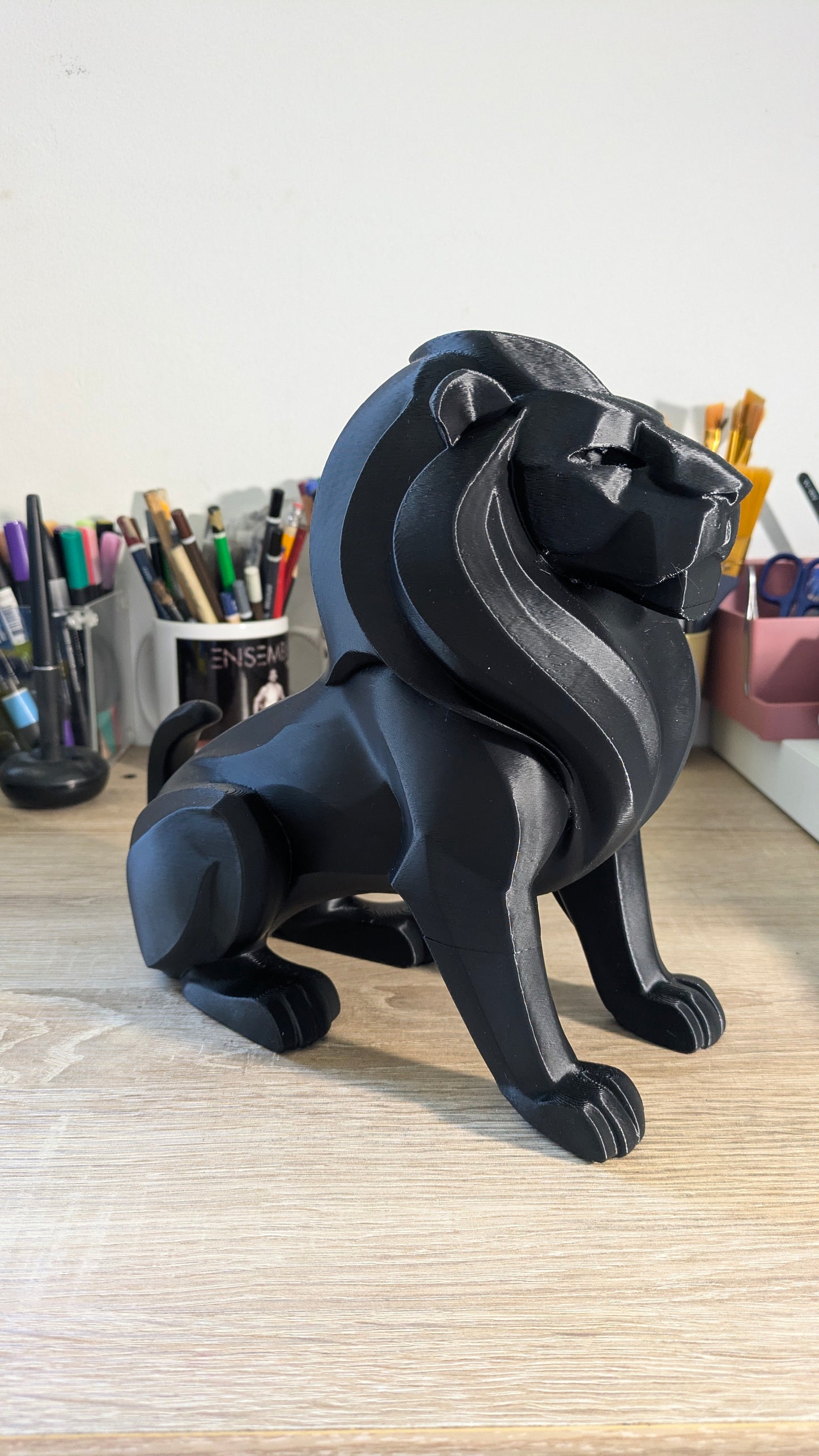 Décorations intérieur - Lion Majestueux Finition Low Poly