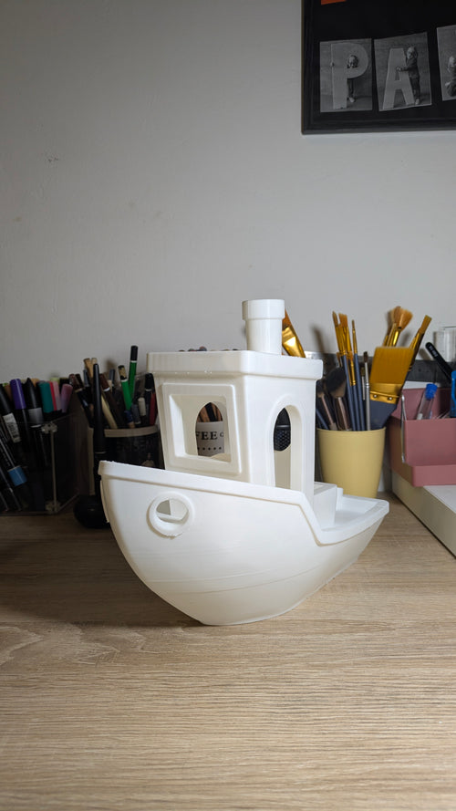 Bateau 3D Benchy XXL • Impression 3D PLA • 27 cm • Art Déco • Geek • Fait main