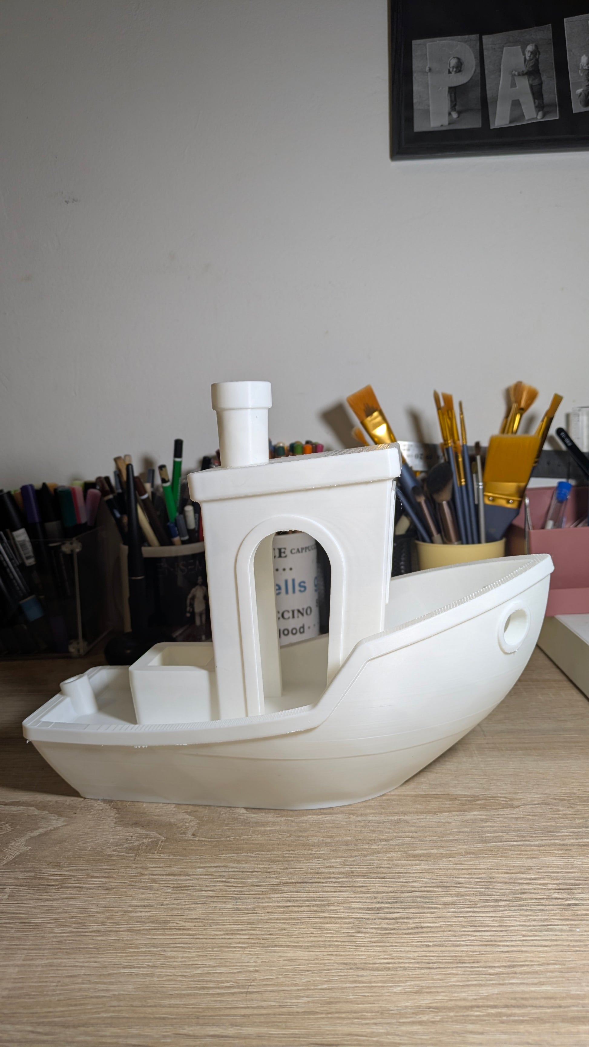 Bateau 3D Benchy XXL • Impression 3D PLA • 27 cm • Déco bureau / maison