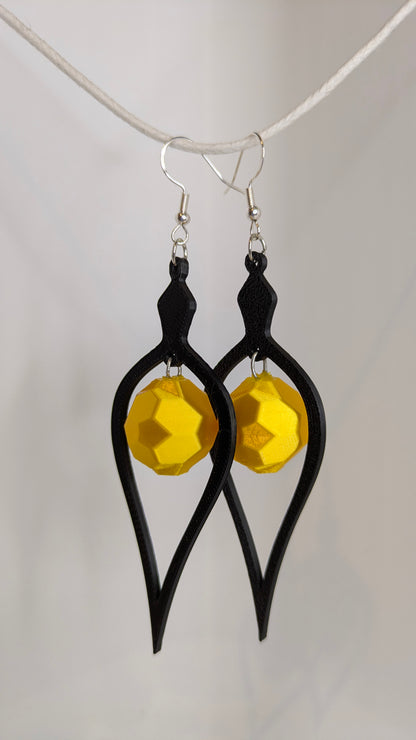 Boucles d'oreilles "Étoiles Filantes" – Collection Artisanale