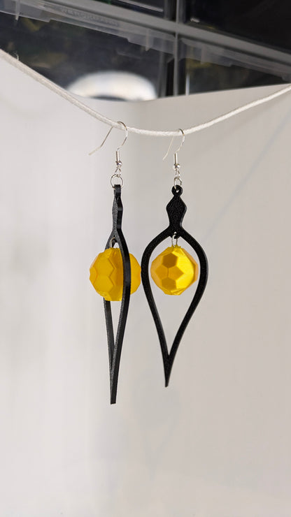 Boucles d'oreilles "Étoiles Filantes" – Collection Artisanale