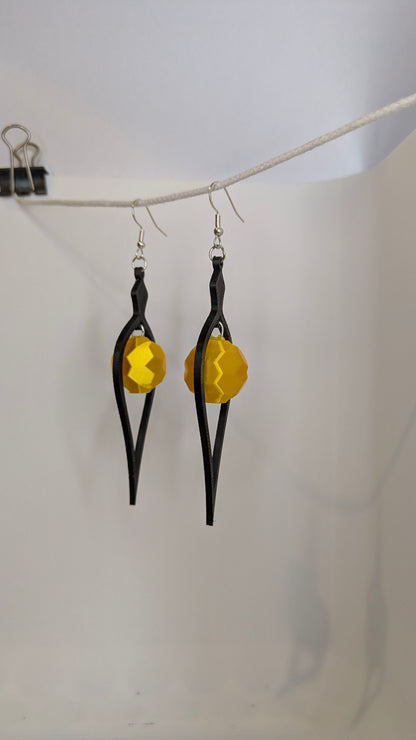 Boucles d'oreilles "Étoiles Filantes" – Collection Artisanale