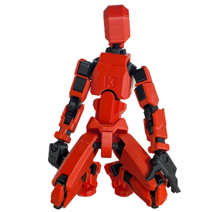 Figurine articulée Dummy13 XXL (27 cm) – Robot déco imprimé 3D – Articulations mobiles – Cadeau geek, bureau & maison