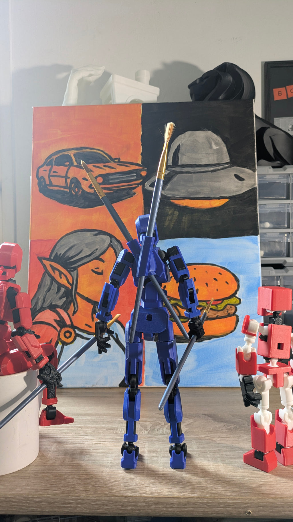 Pop Quatuor 1 – Acrylique 40x50