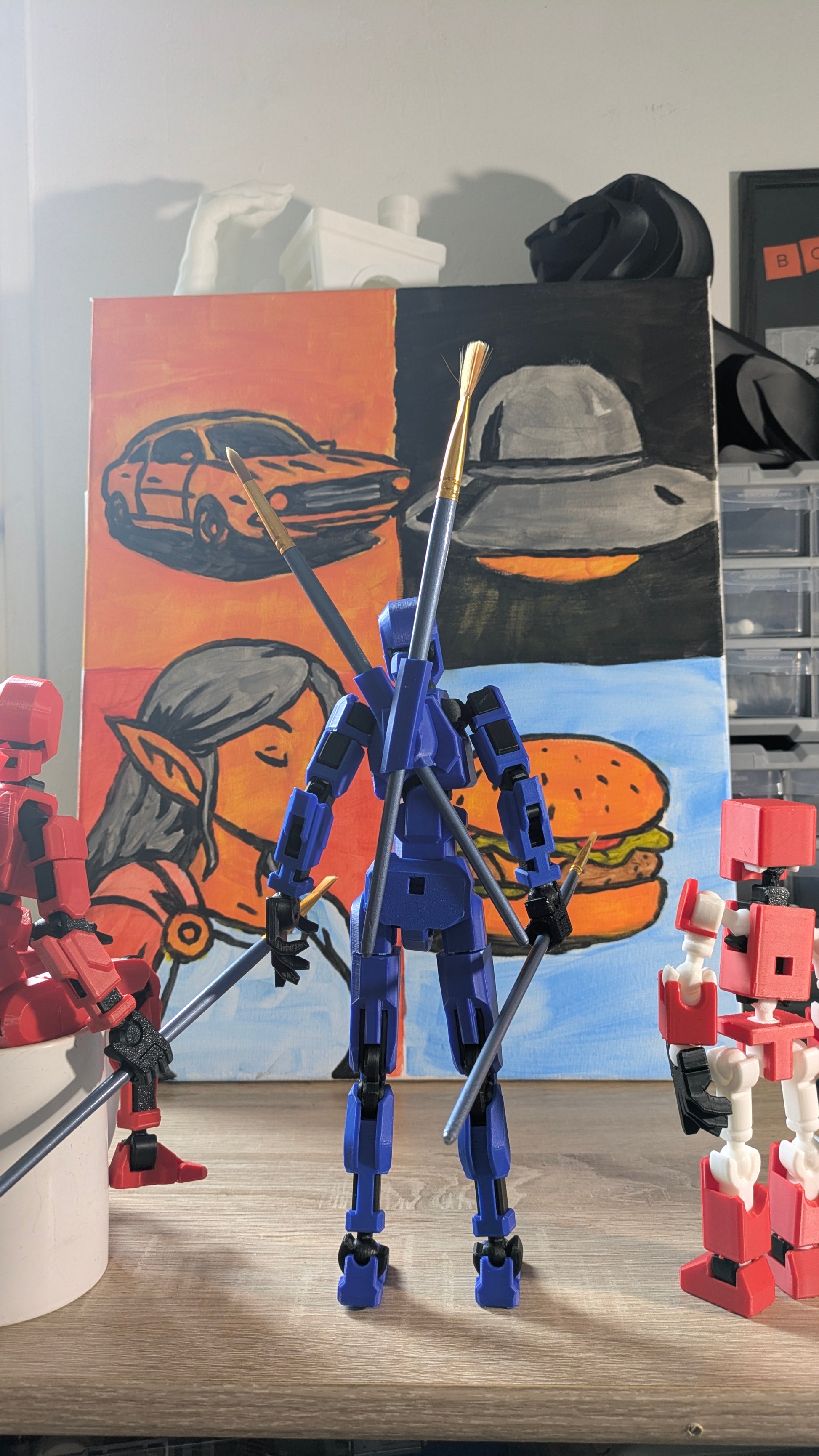 Pop Quatuor 1 – Acrylique 40x50