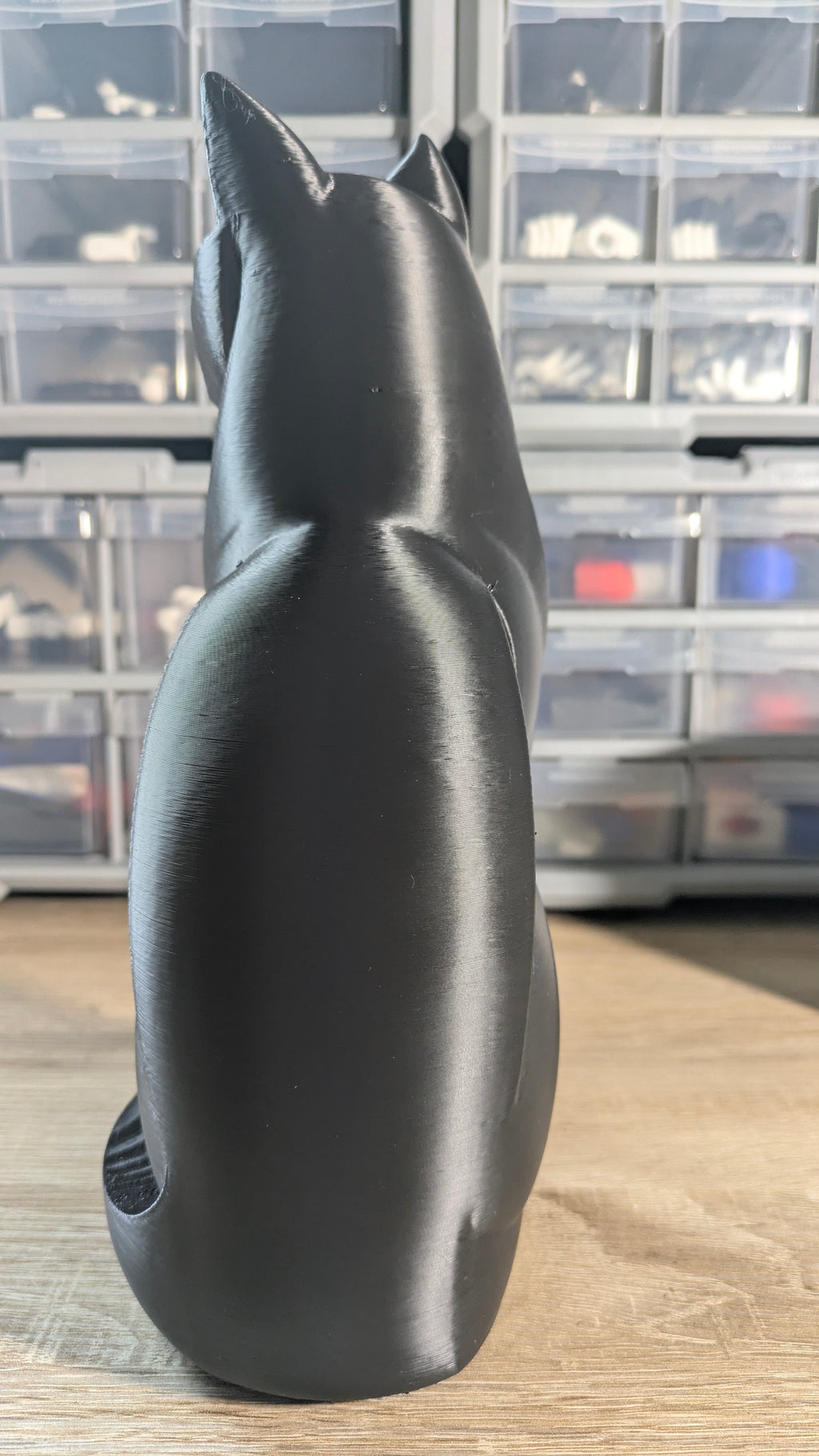Chat Sentinelle • Sculpture 3D décorative 25 cm
