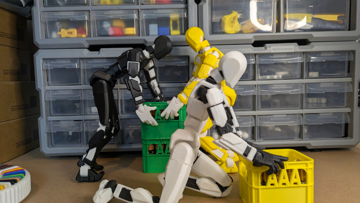 Lot de 3 Paniers de Rangement pour Piles AA, AAA et CR2032 – Imprimés en 3D – Organiseur Compact pour Bricoleurs et Familles