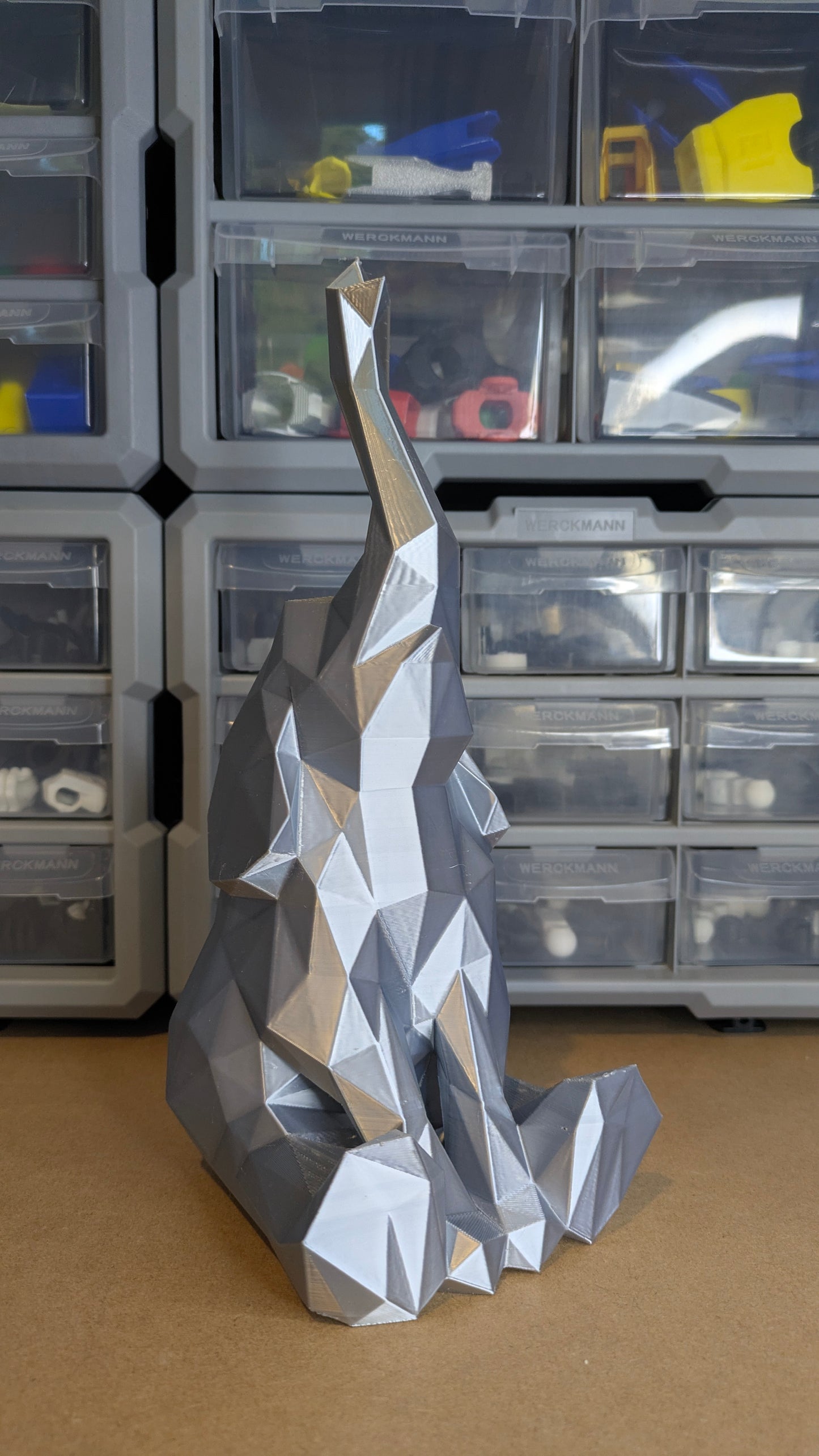 Décorations intérieur -  Bébé Éléphant  Finition Low Poly