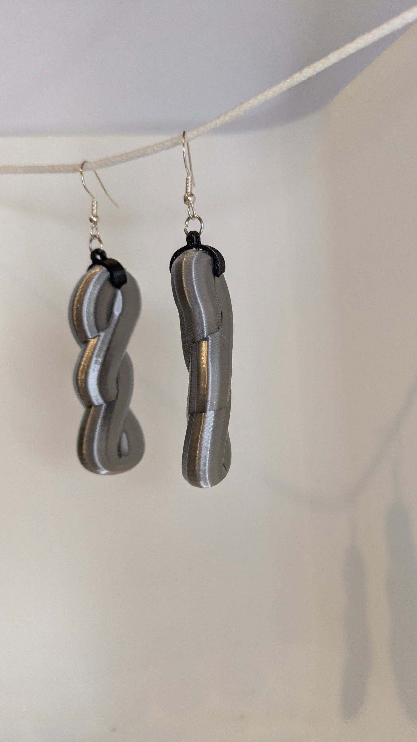 Boucles d'oreilles "Triple infinies" – Collection Artisanale