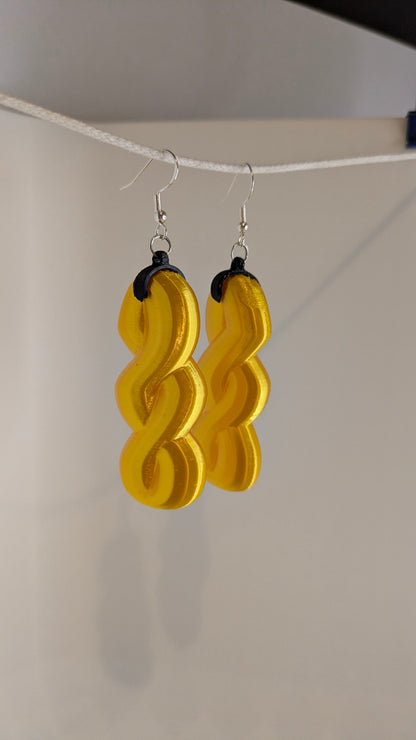 Boucles d'oreilles "Triple infinies" – Collection Artisanale