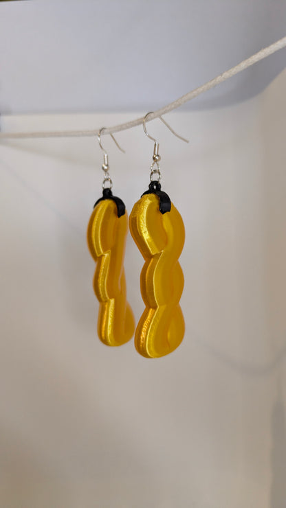 Boucles d'oreilles "Triple infinies" – Collection Artisanale