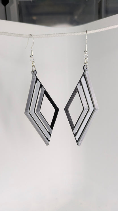 Les Boucles d'oreilles "3 Ondes" – Collection Artisanale