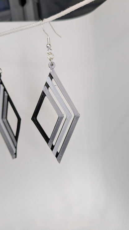 Les Boucles d'oreilles "3 Ondes" – Collection Artisanale