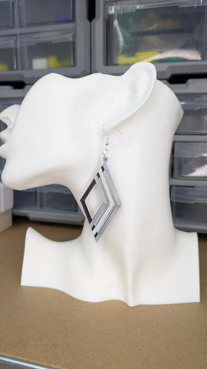 Les Boucles d'oreilles "3 Ondes" – Collection Artisanale