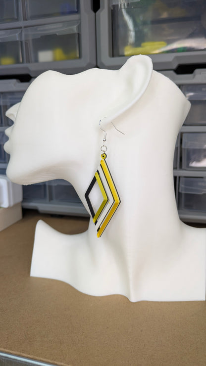 Les Boucles d'oreilles "3 Ondes" – Collection Artisanale