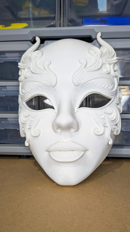 Masque décoratif 3D baroque – Déguisement, décoration murale, cosplay, carnaval