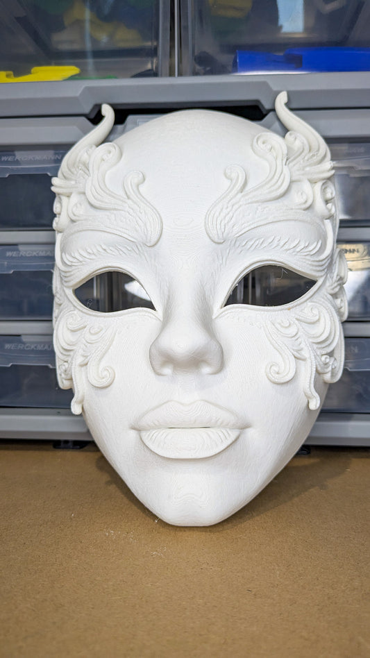 Masque décoratif 3D baroque – Déguisement, décoration murale, cosplay, carnaval