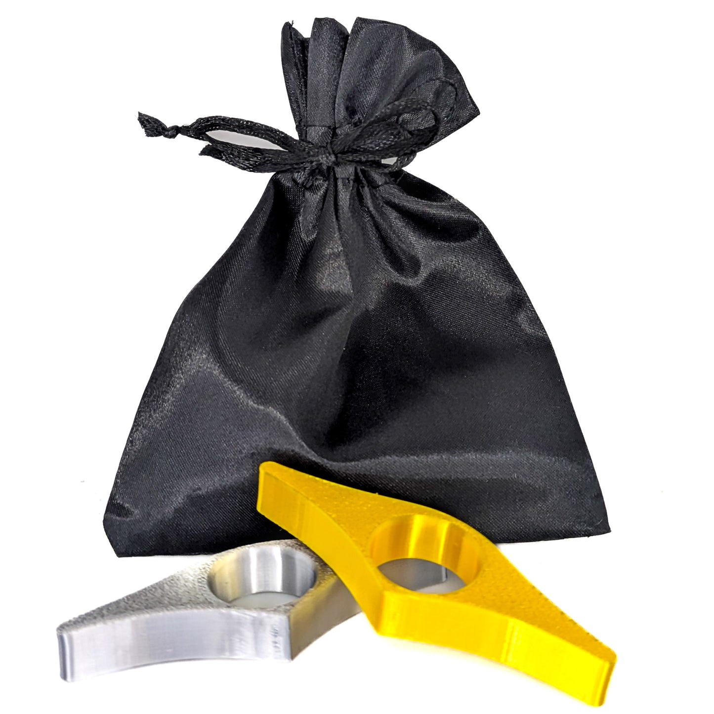 Pack 2 Supports de Lecture – Doré & Argenté avec Pochette Satin Noir – Accessoire Livre Mains Libres