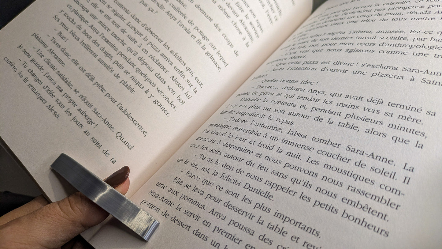 Pack 2 Supports de Lecture – Doré & Argenté avec Pochette Satin Noir – Accessoire Livre Mains Libres